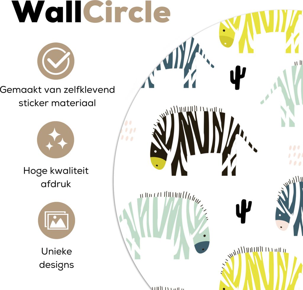 MuchoWow - Tapetenkreis - Wandbild rund - Schlafzimmerdekoration - Wanddeko - runde Tapete - Kunst für zu Hause