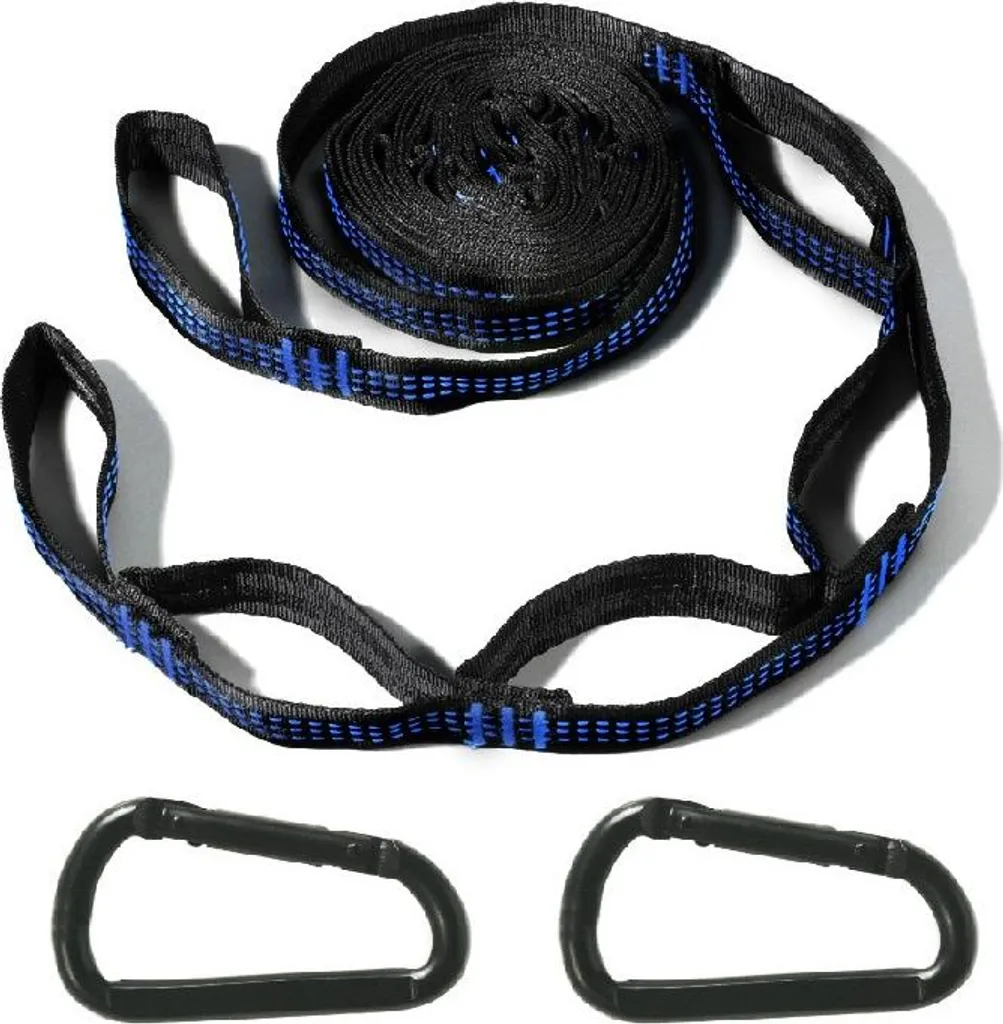 Cinghie per Amaca INF Blu Portatili | Kit Campeggio 2 Pezzi Resistenti
