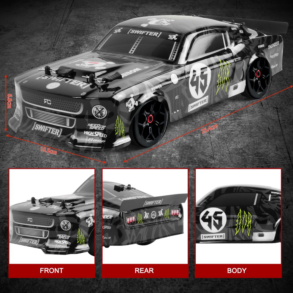 RC Drift Car 1/18 RC Car 2,4 GHz 4WD 30 km/h Produktbild 3