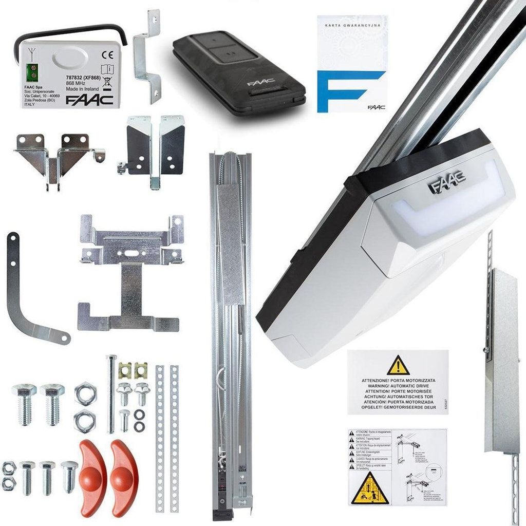 FAAC D700HS FDS set for garage doors  3m track Immagine del prodotto 