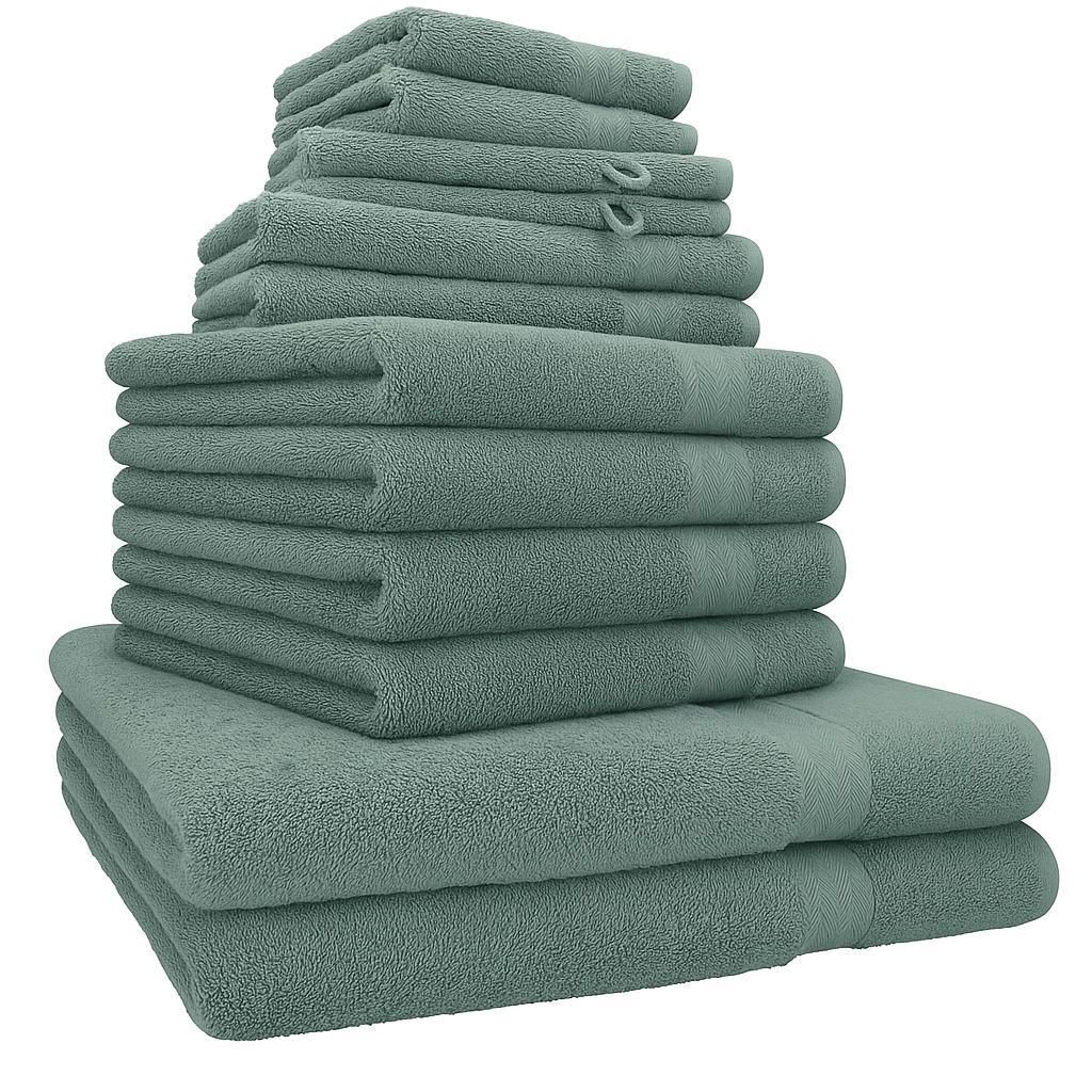 Betz 12-tlg. Handtuch-Set PREMIUM 2 Duschtücher 4 Produktbild 