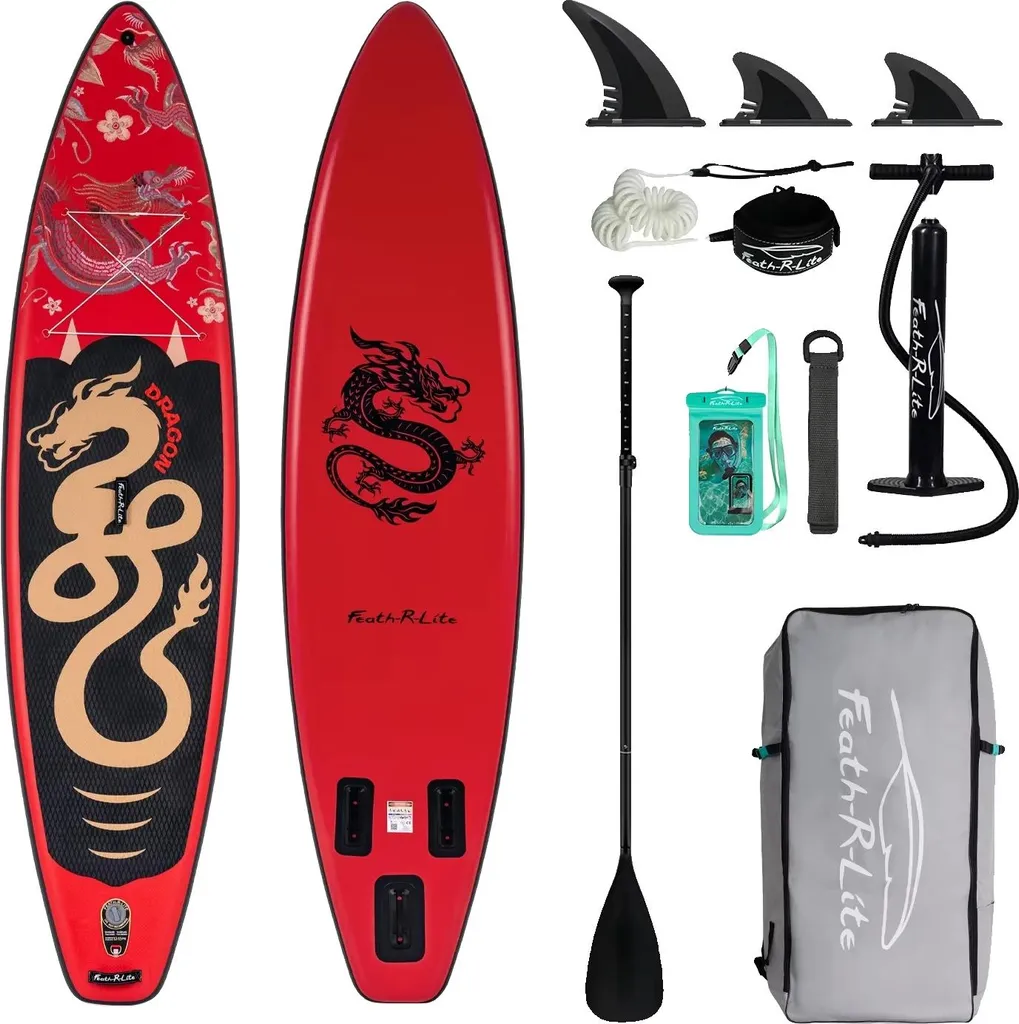 Planche de Paddle Gonflable Légère Red Dragon - Modèle Ultra-Stable