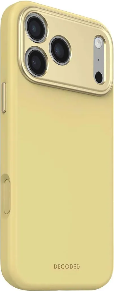 Decoded Coque Silicone iPhone 17 Pro Max Jaune Yuma Protection Premium