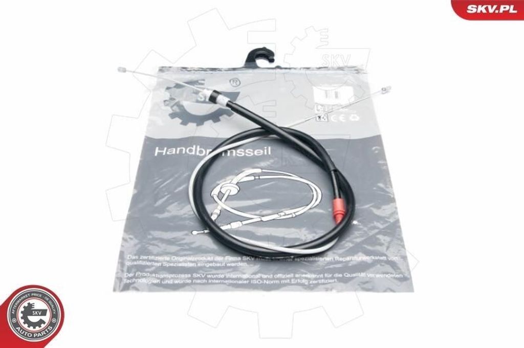 ESEN SKV Handbremsseil Seilzug Feststellbremse passend für PEUGEOT 207 (WA, WC) Hinten Rechts Hinten Links 25SKV246