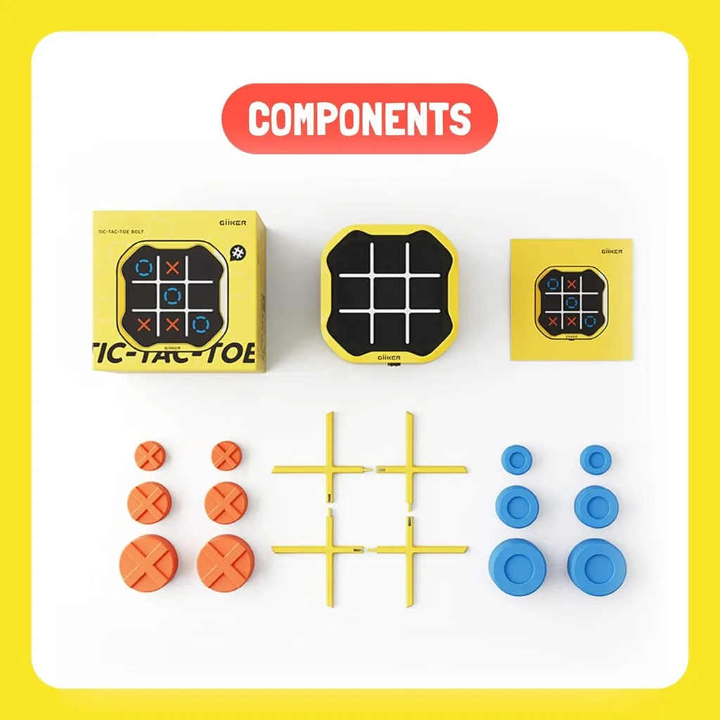 Jeu de Réflexion Interactif Tic Tac Toe Bolt avec Modes Multi-joueurs - 10