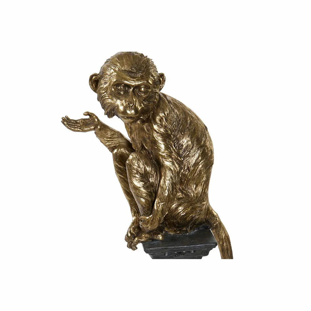 Statue Singe Dorée 105 cm : Transformez un Coin Vide en Espace Luxueux