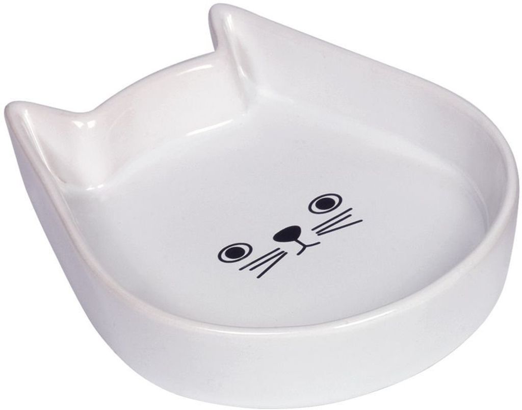 Nobby Bol céramique pour chats "Kitty Face" blanc 13 x 16 x Image du produit 