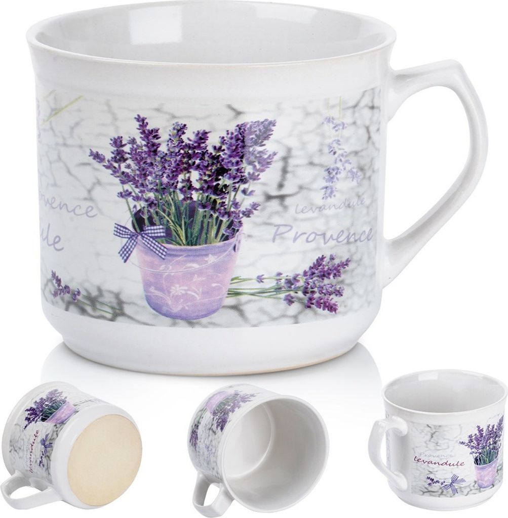 Orion Keramikbecher Keramiktasse zum Erhitzen Aufwärmen 0,65l