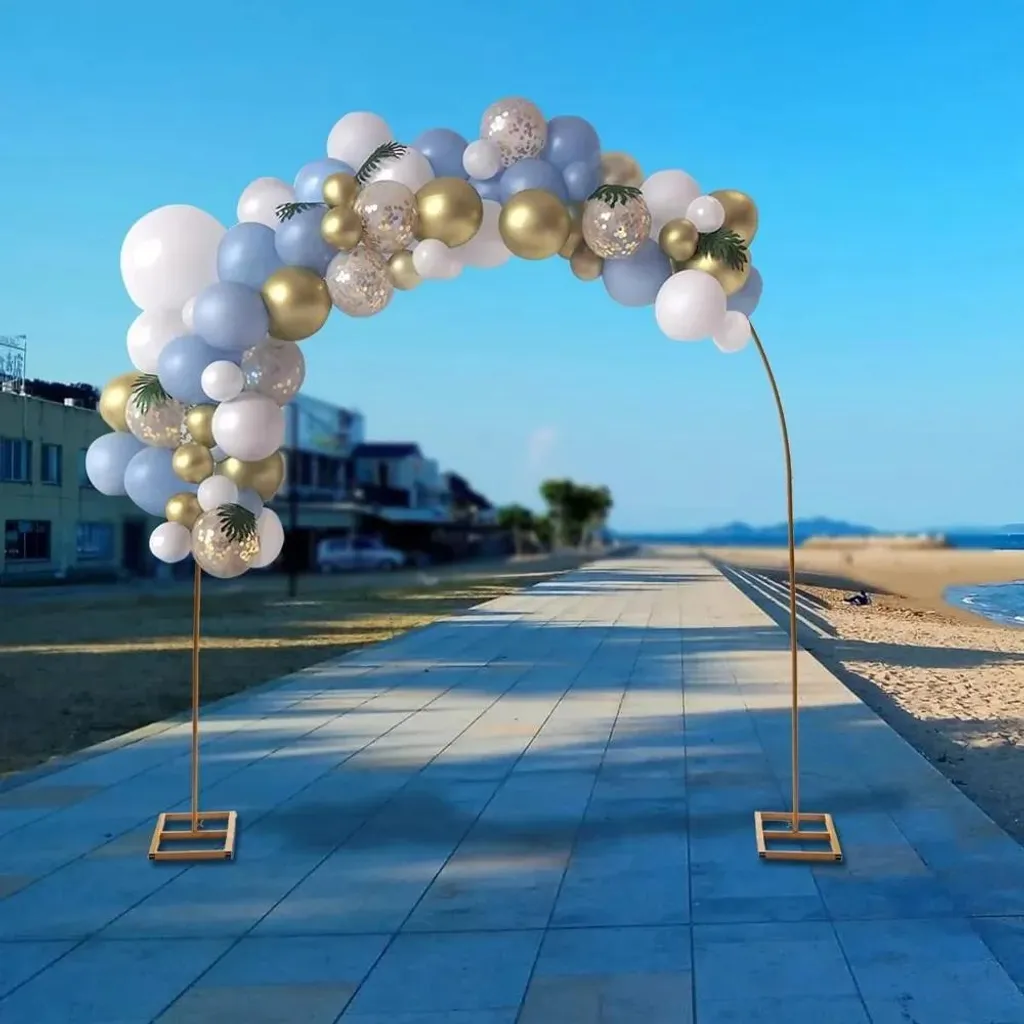 Arche décorative pour jardin structure métallique pour arche de fleur - 4