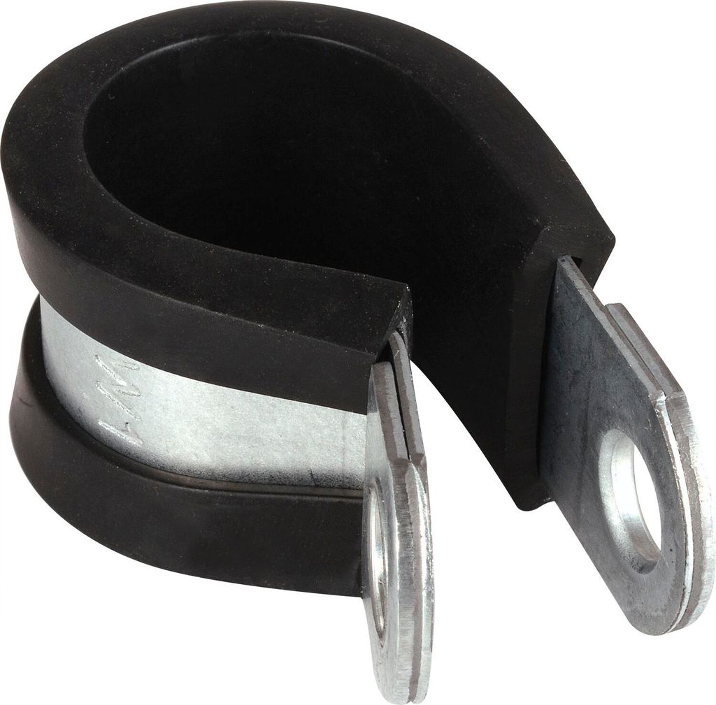 SST Rohrschellen mit Gummi - Gummischellen Spannbereich 25/15 mm DIN3016 - 100 Stück