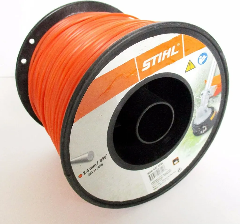 Fil de coupe Stihl rond 2,4 mm anti-casse orange - Bobine longue durée