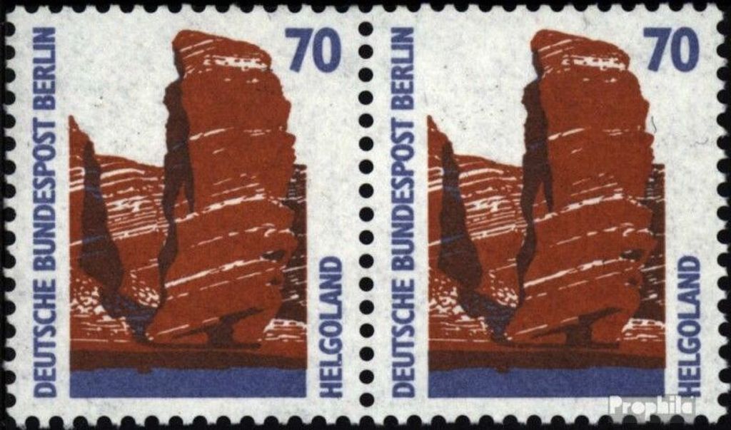 Briefmarken Berlin (West) 1990 Mi 874wP waagerechtes Paar Produktbild 