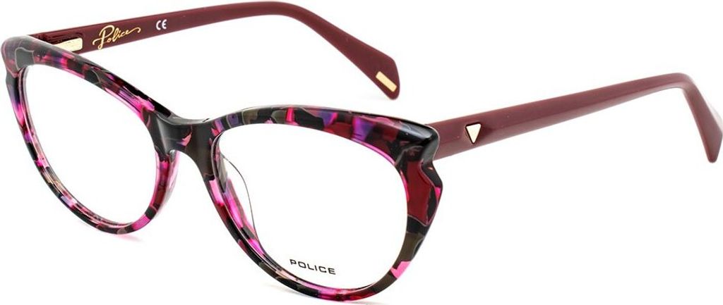 Brillenfassung Police VPLA020720 Schwarz Violett (ø 54 mm)