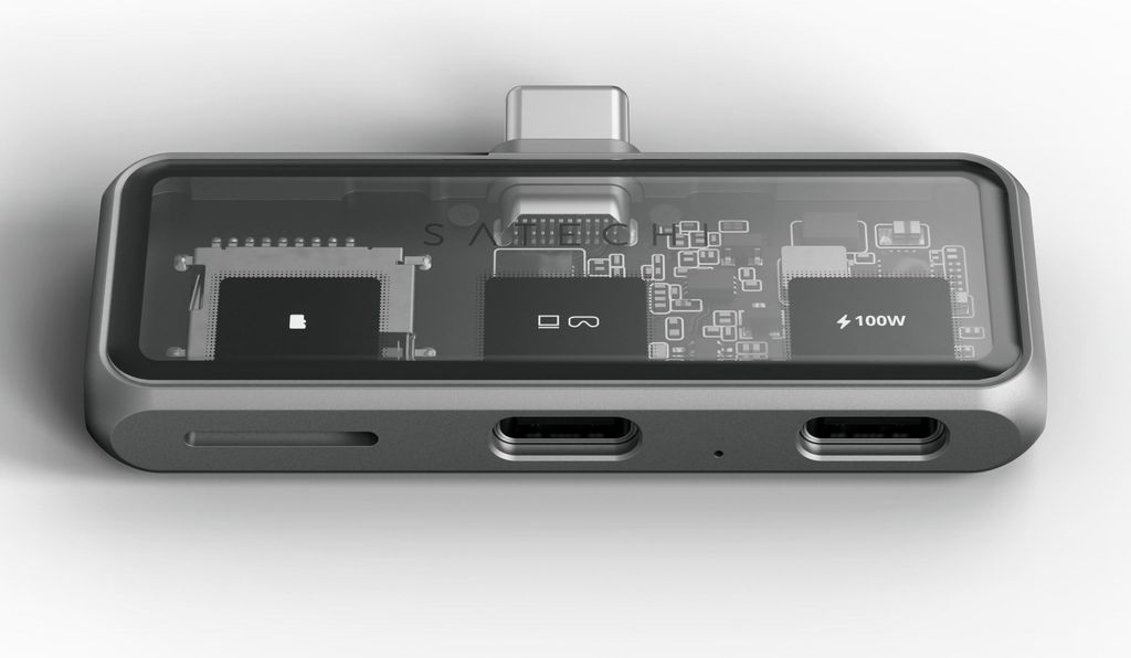 Satechi USB-C PD Mobile XR Hub & MicroSD Card Reader space Produktbild 