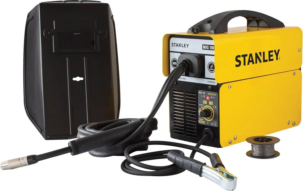 Soudeuse Mig 100 Stanley sans gaz pour assemblage de métaux légers