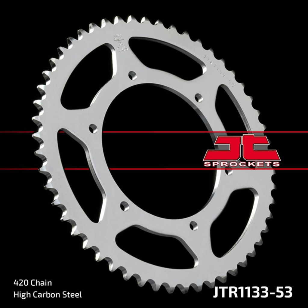 JTSPROCKETS Kettenrad JTR1133.53 Hinten Kohlenstoffstahl