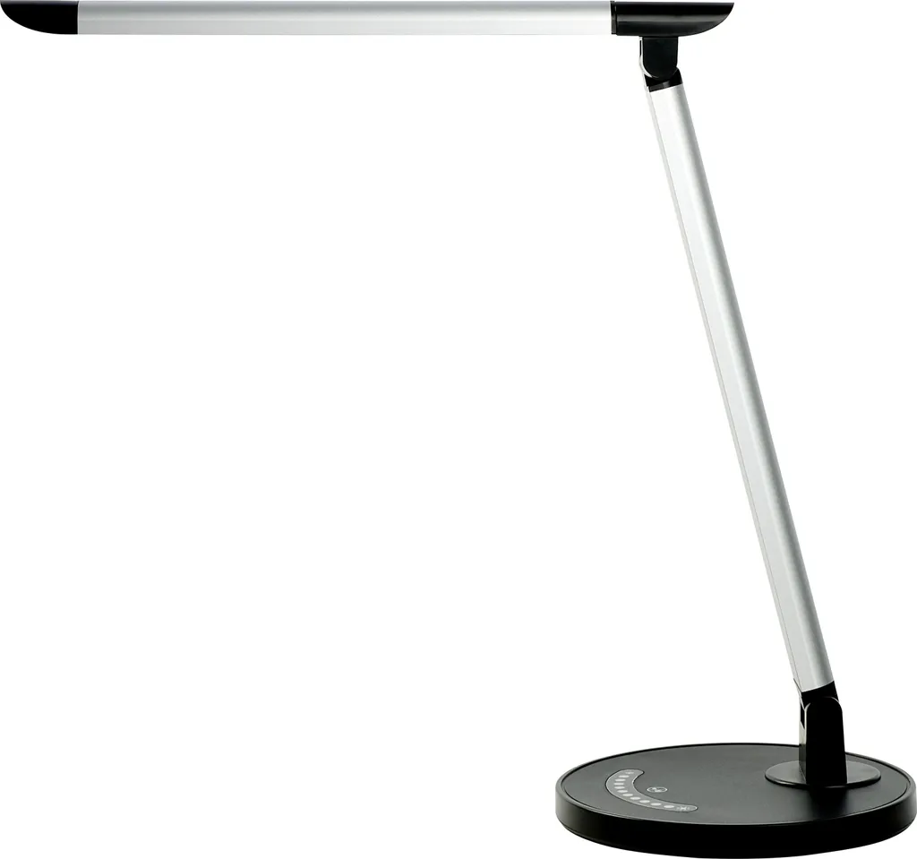 Lampe de table architecte ALCO 9157 coloris argenté et noir LED de 8W