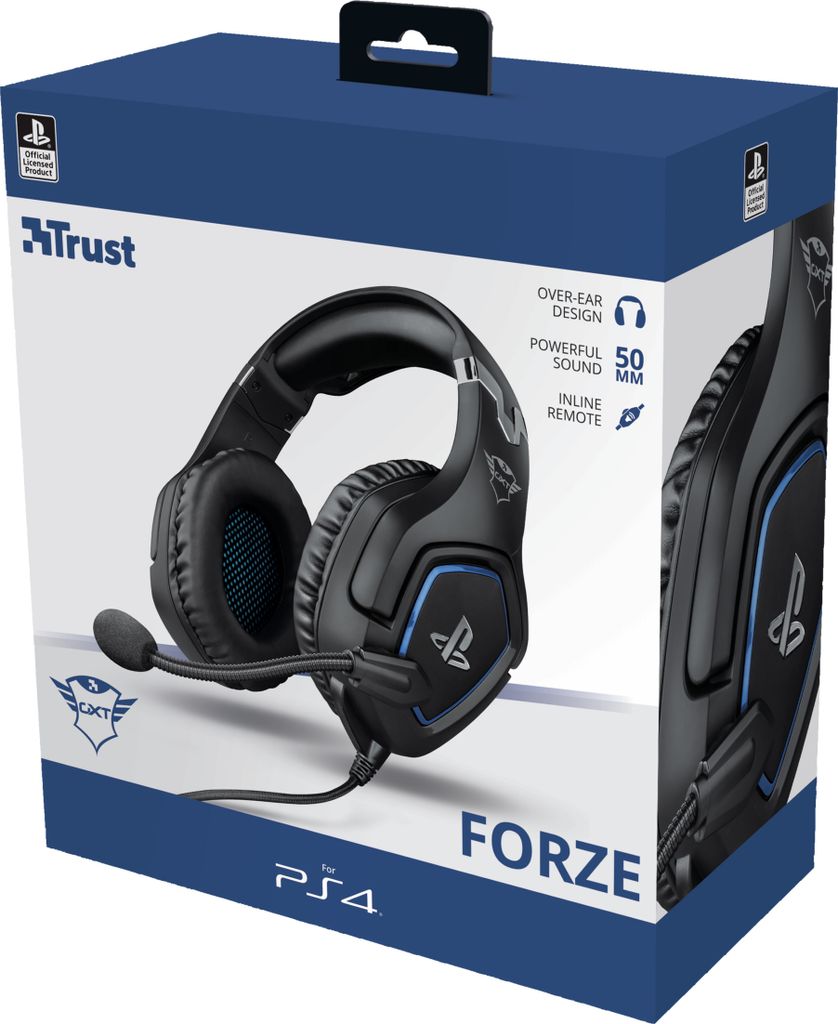 TRUST GXT488 FORZE PS4 HEADSET 23530 černá Obrázek produktu 14