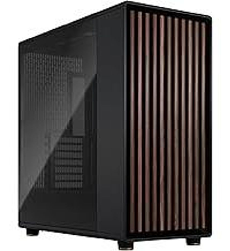 Fractal Design North XL Charcoal Black TG- DREI 140-mm-Aspect-PWM-Lüfter enthalten – USB Typ-C – E-ATX Airflow Full-Tower PC-Gaming-Gehäuse