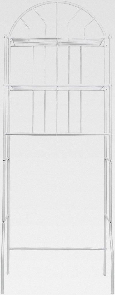 Badezimmer-Regal, Ablage, Waschmaschinen-Regal für Toiletten, mit 3 Ablagen, Toilettenregal für Badezimmer (weiß, 65 x 34 x 177 cm)