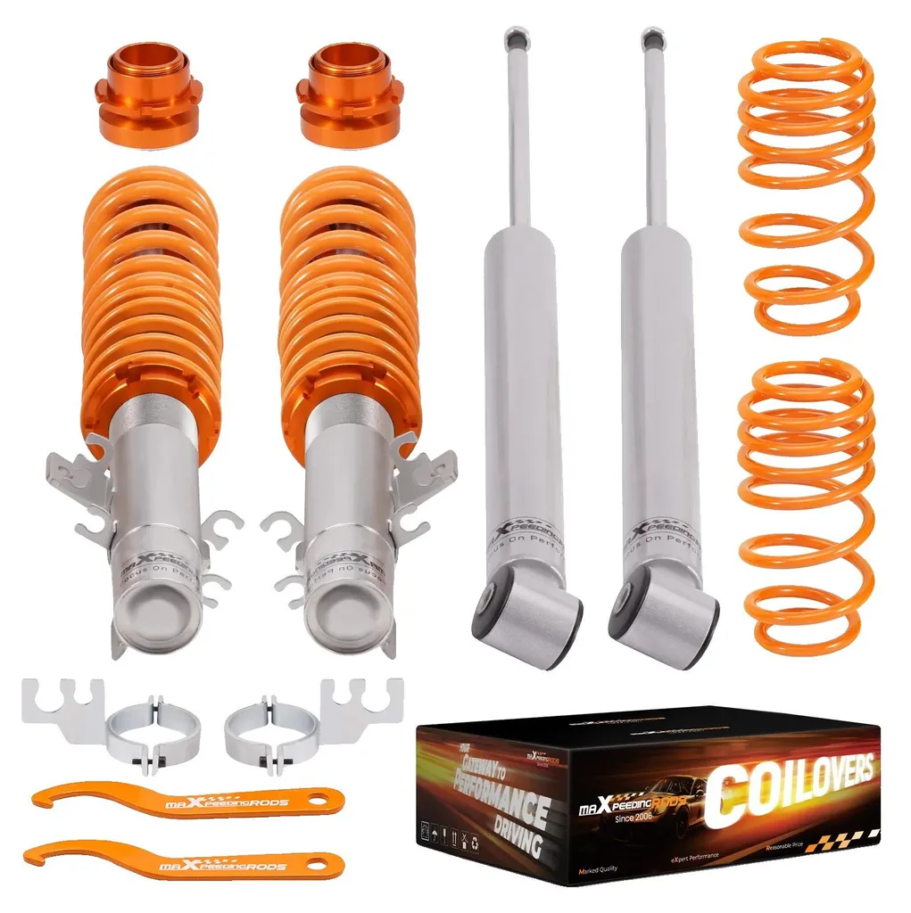 Ressorts hélicoïdaux réglables pour abaisser le châssis des Seat et A1