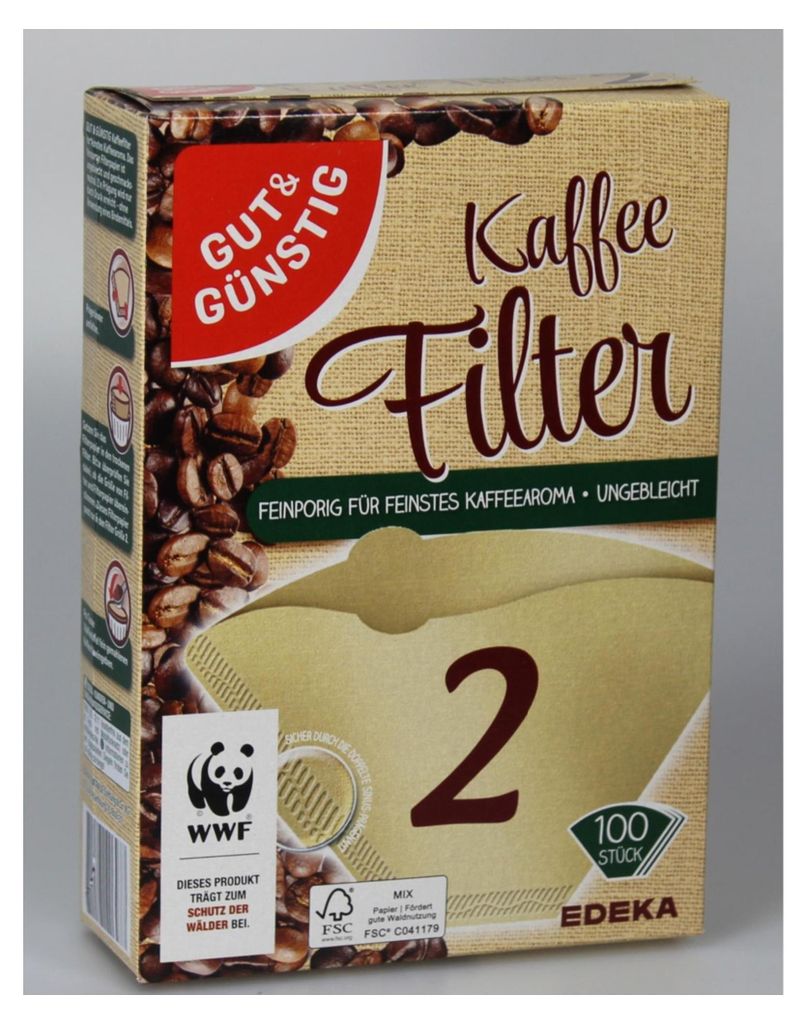 A box of coffee filters.