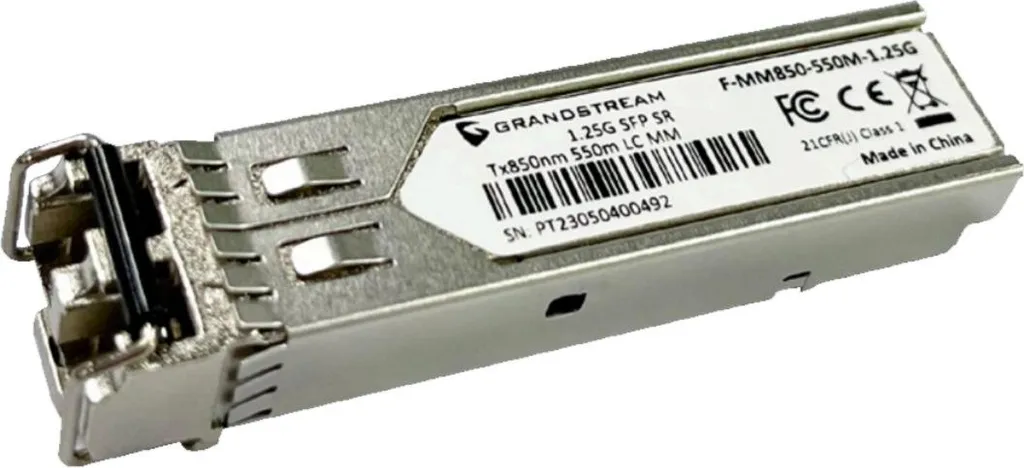 Grandstream F-MM850-550M-1.25G Modulo SFP Multimode 850nm 1.25Gbps