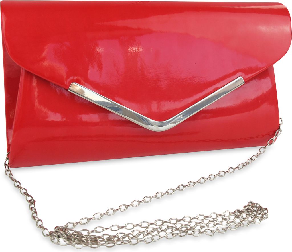 Clutch Abendtasche Damen in Rot