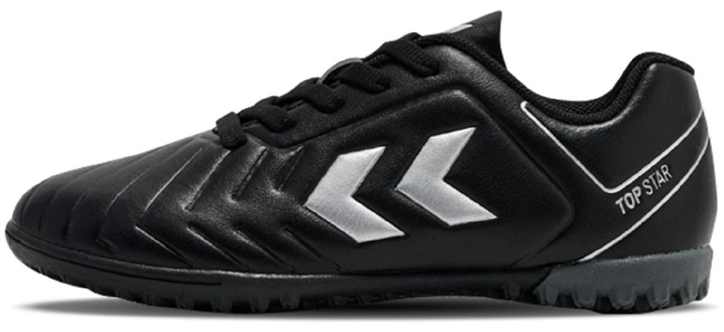 Hummel Top Star Turf TF LC 2.0 JR Fußballschuhe Nockenschuhe schwarz/silber 234864-2001, Schuhgröße:31 EU