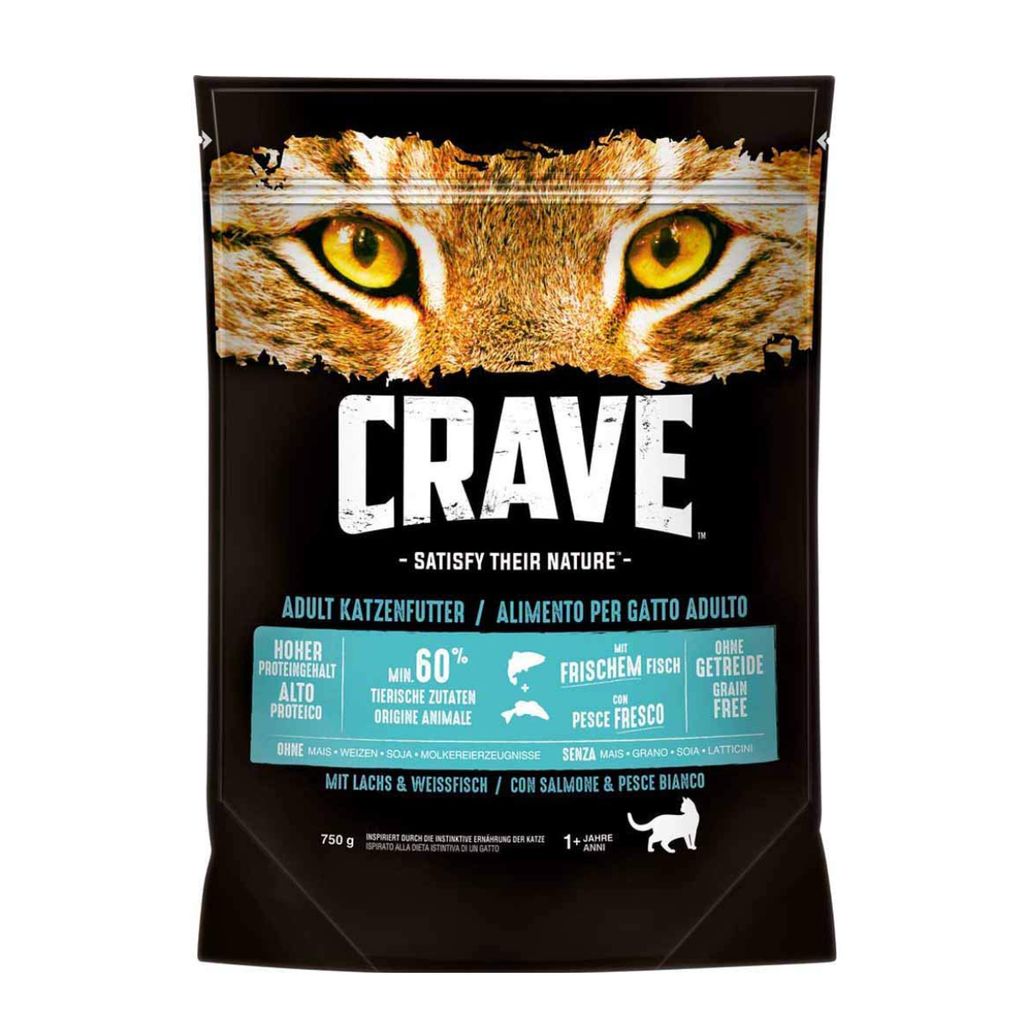 Crave 392293, Dorosły, Łososiowy, 750 g Zdjęcie produktu 