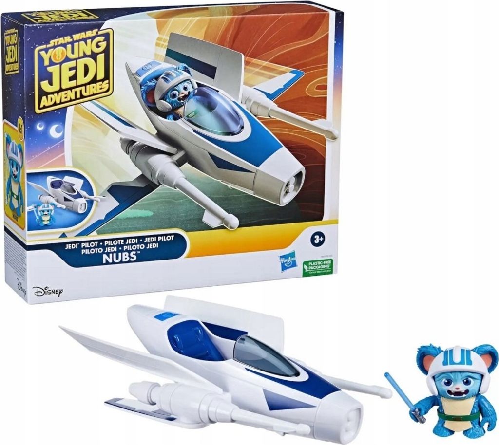 STAR WARS X-wing + figuurtje Nubs, Jonge Jedi, F8015 Productafbeelding 
