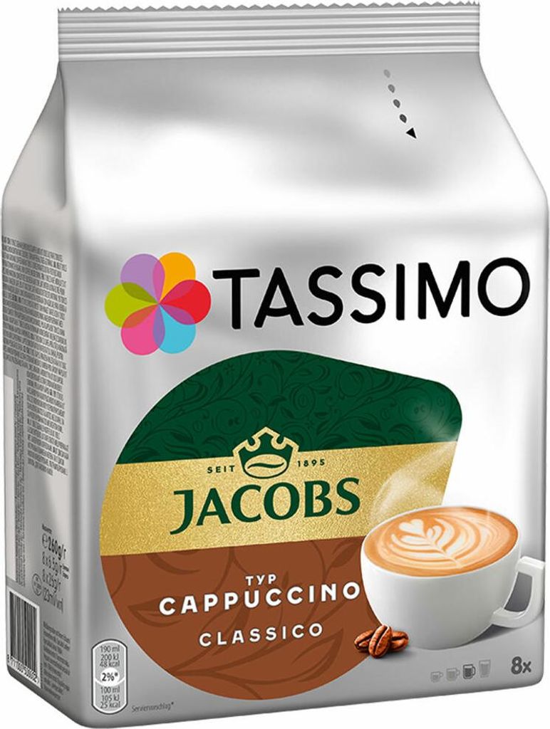 TASSIMO JACOBS CAPPUCCINO CLASSICO dischi di caffè Arabica Immagine del prodotto 