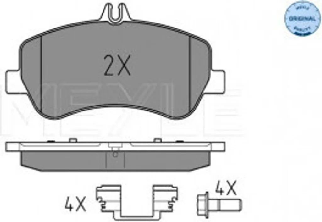 Plaquettes de frein haute qualité pour Mercedes Classe E A207 C207 et GLK