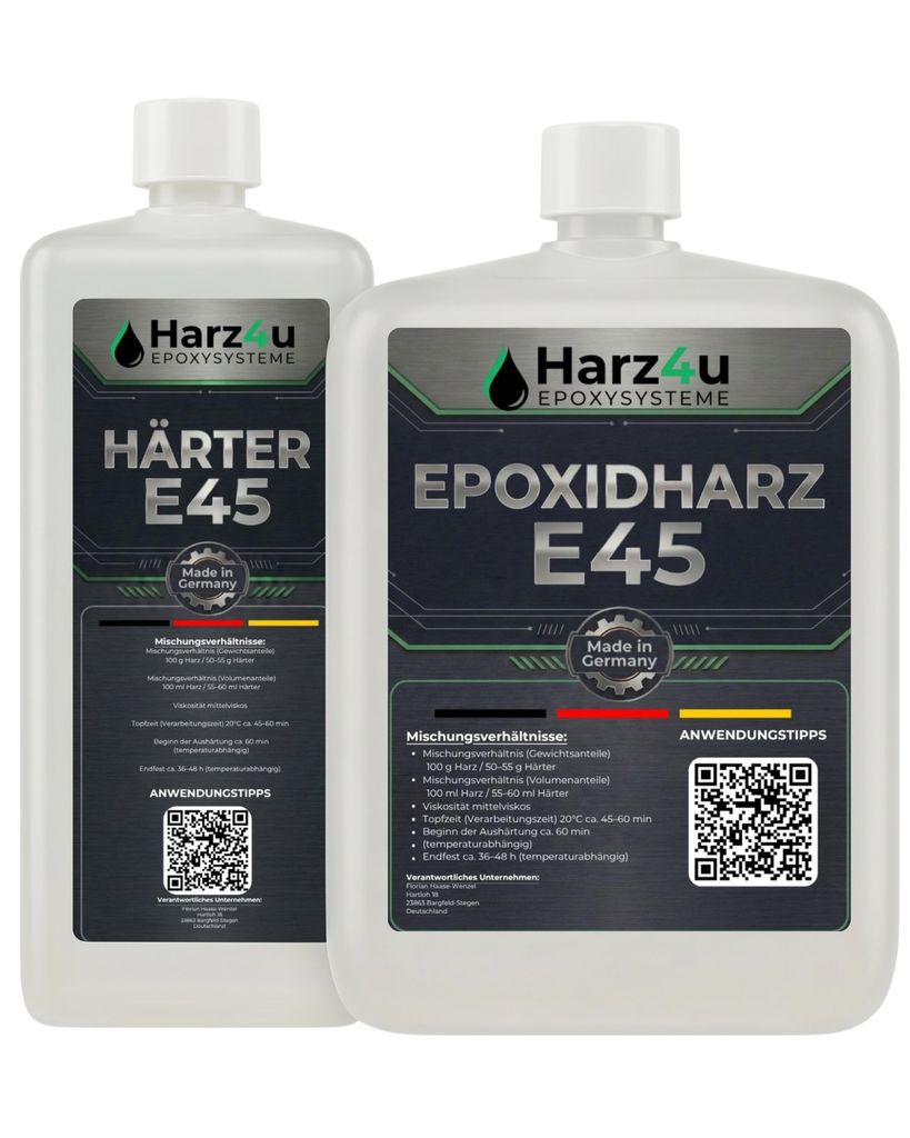 Epoxidharz - 3kg Set – Transparentes Resin Gießharz mit Produktbild 