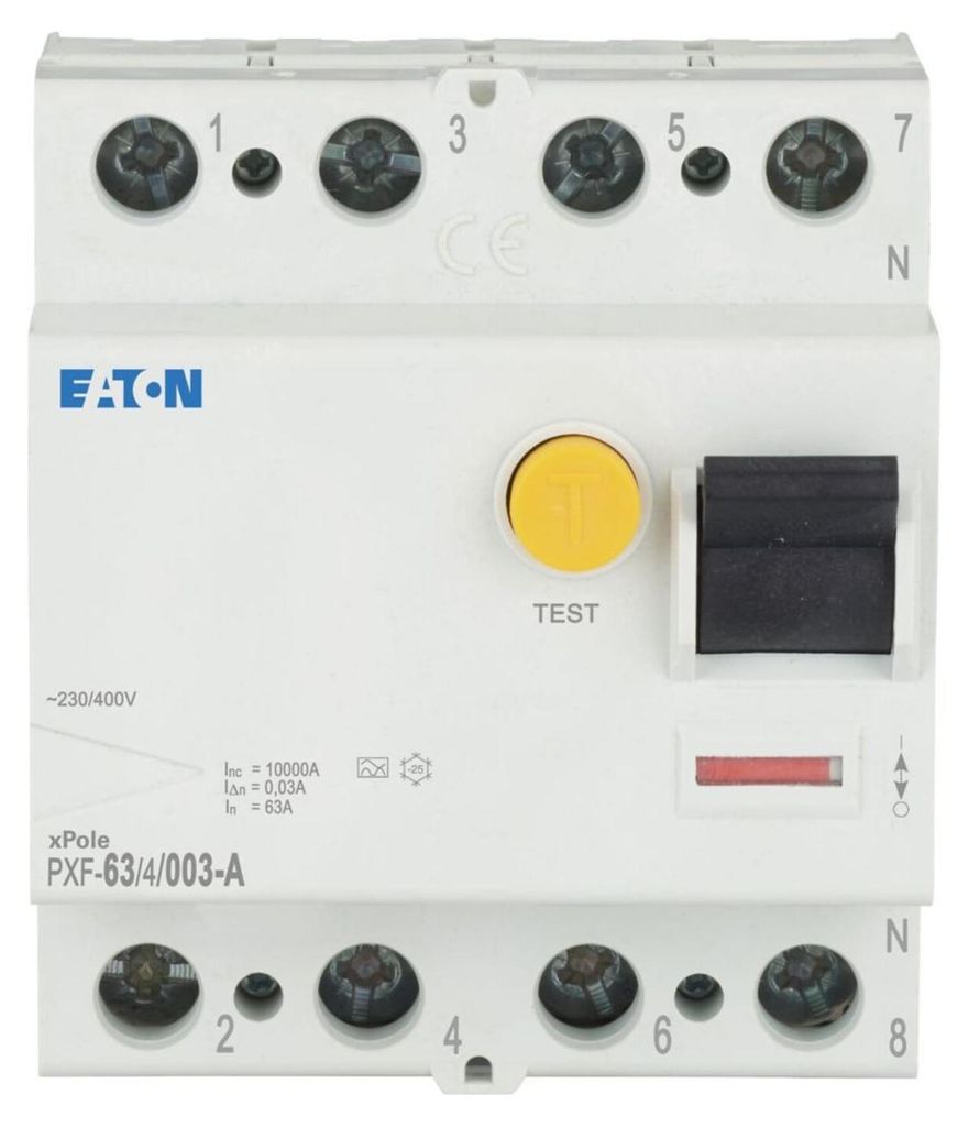 EATON Disjoncteur différentiel PXF-63/4/003-A, 63/0,03 A Image du produit 