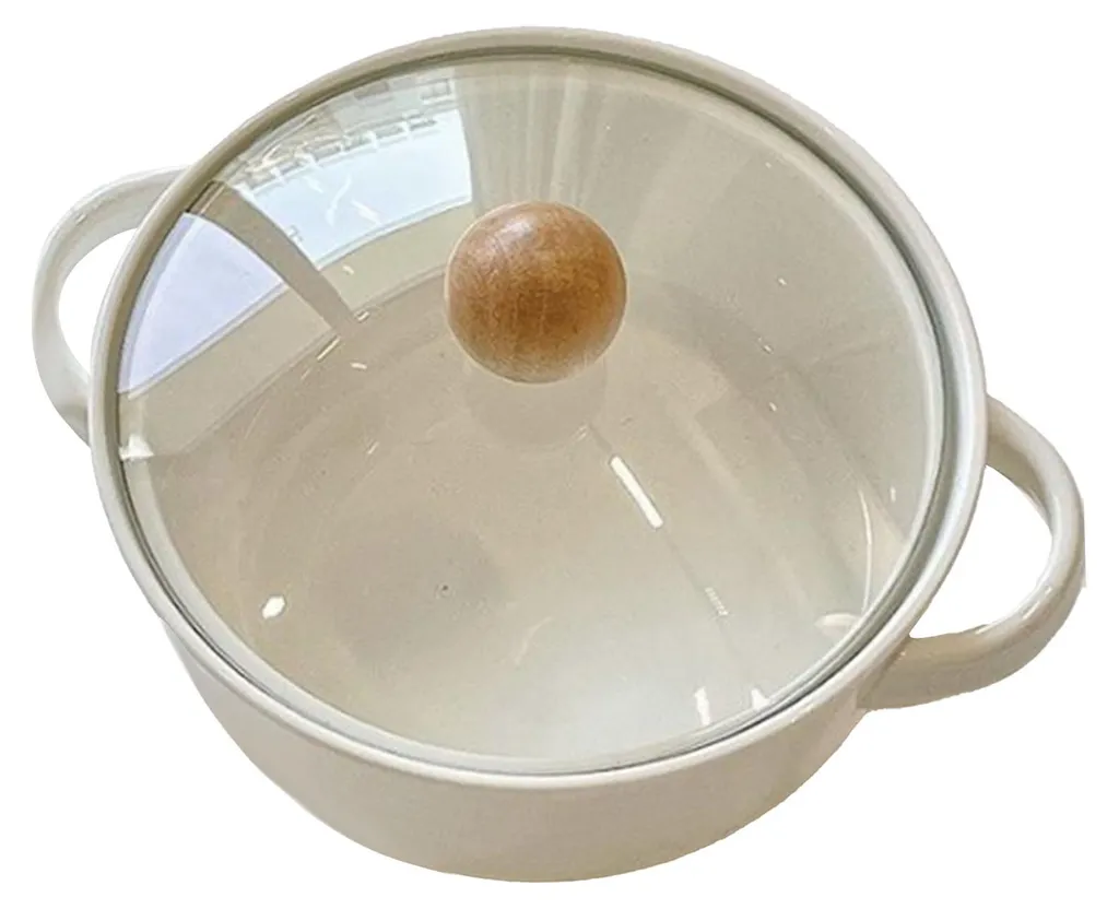 Bols à soupe de 15 cm en céramique avec couvercle et double poignée