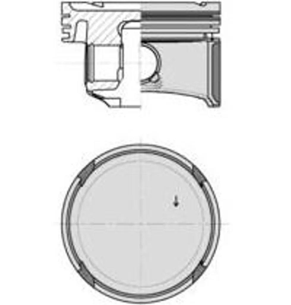 Piston KOLBENSCHMIDT 40795600 OE 03E107103P pour Polo 9N et Ibiza