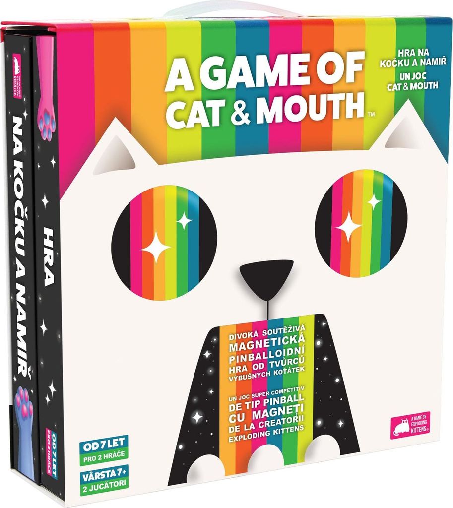 Katze spielen und zielen Magnetspiel für 2 Spieler ab 7 Jahren, Spieldauer ca. 15 Min.