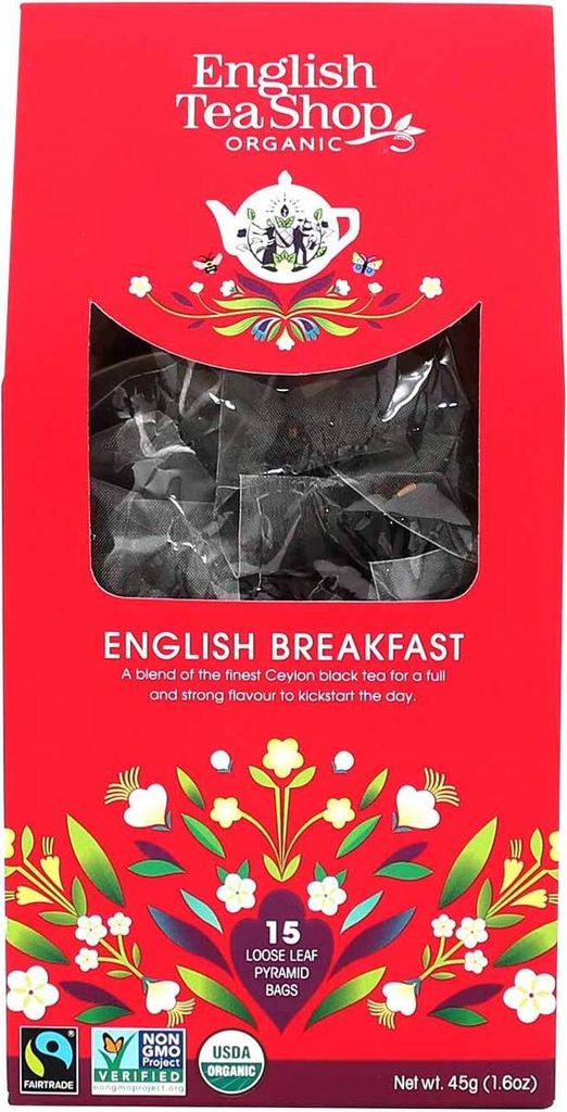 ETS - English Breakfast, BIO, Fairtrade, 15 sacchetti Immagine del prodotto 