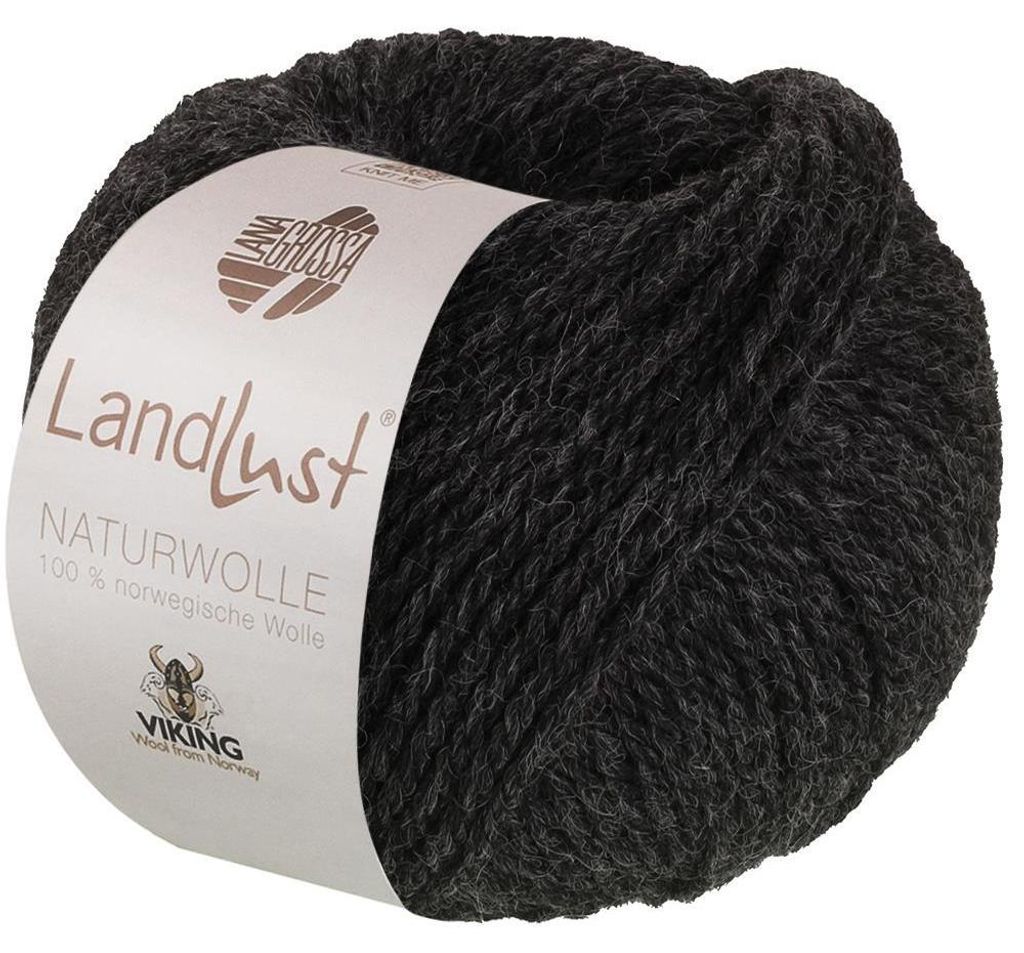 Landlust Naturwolle 010 | Anthrazit Produktbild 