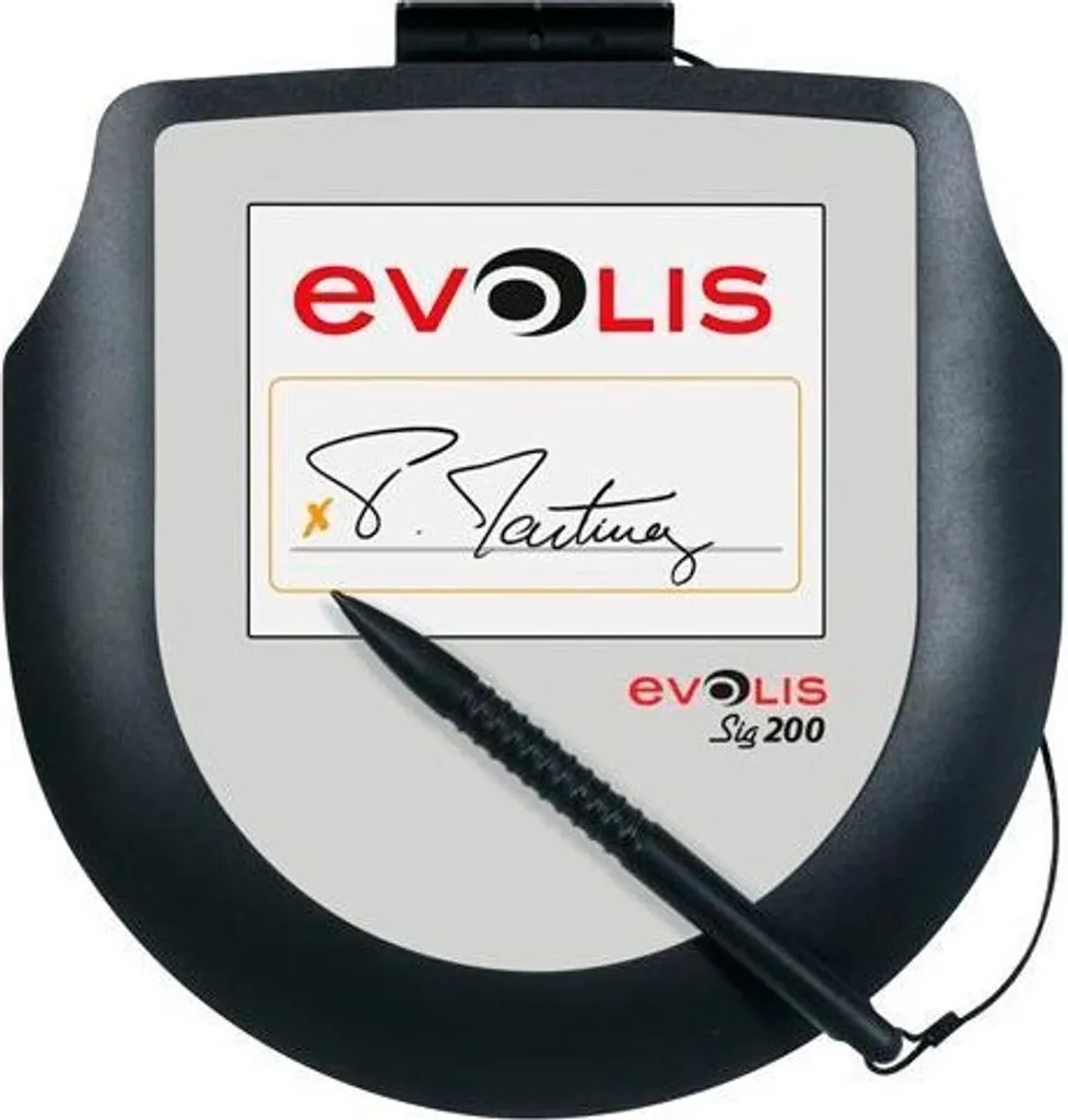 Évitez le papier avec Evolis Sig200 Tablette de Signature Tactile Couleur