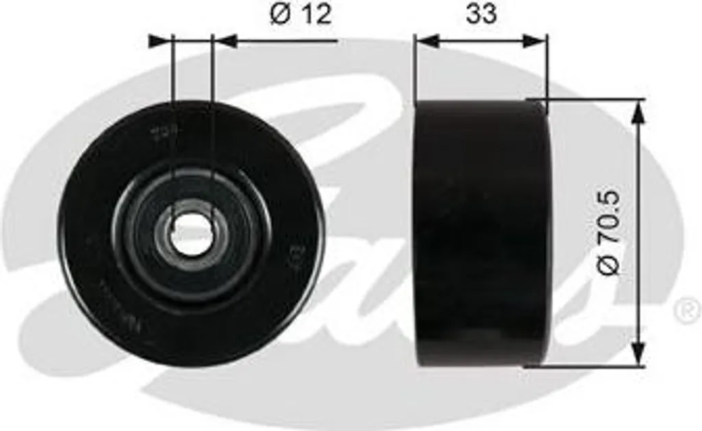 Galet de guidage robuste OE 11927ED320 compatible avec Cabstar