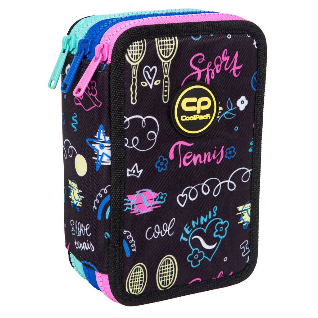 Astuccio doppio multiuso con accessori - Coolpack Tennis Immagine del prodotto 