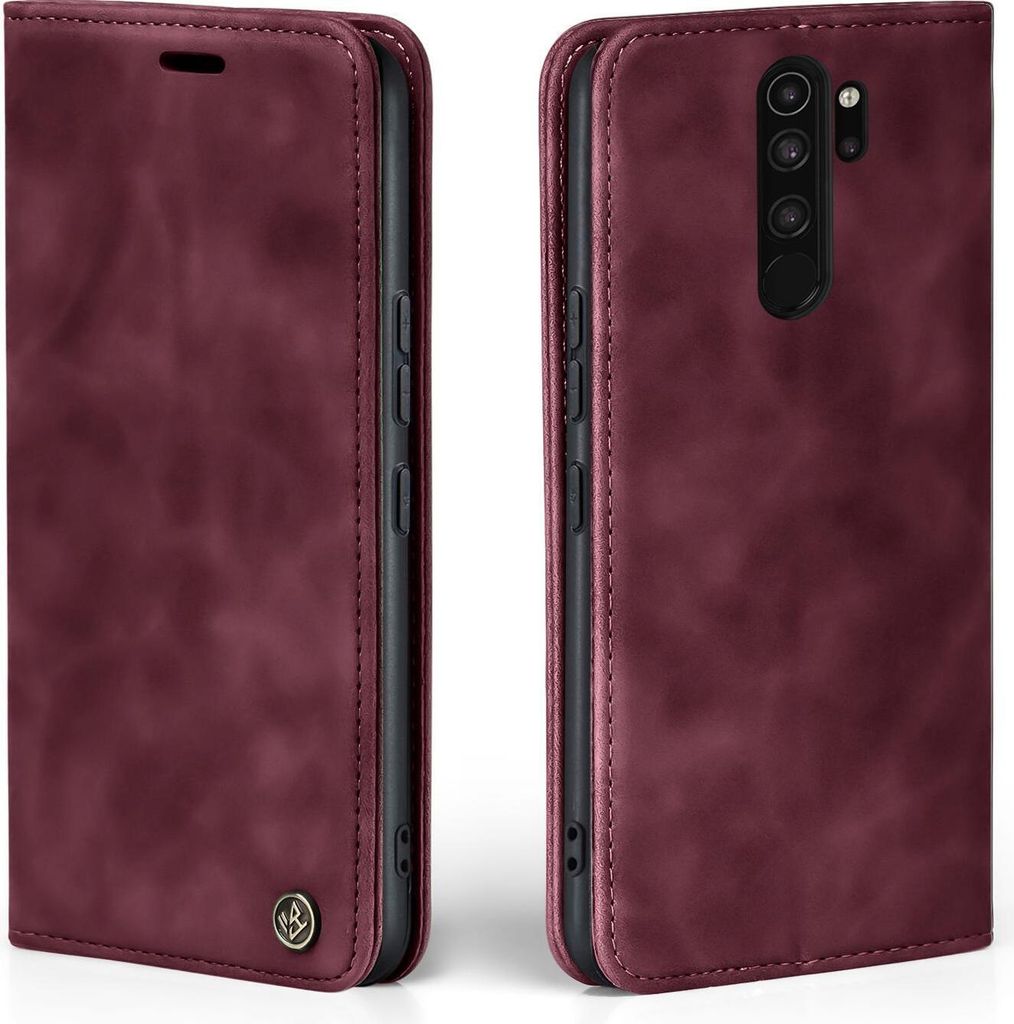 A product shot of a phone case, shown from two angles.