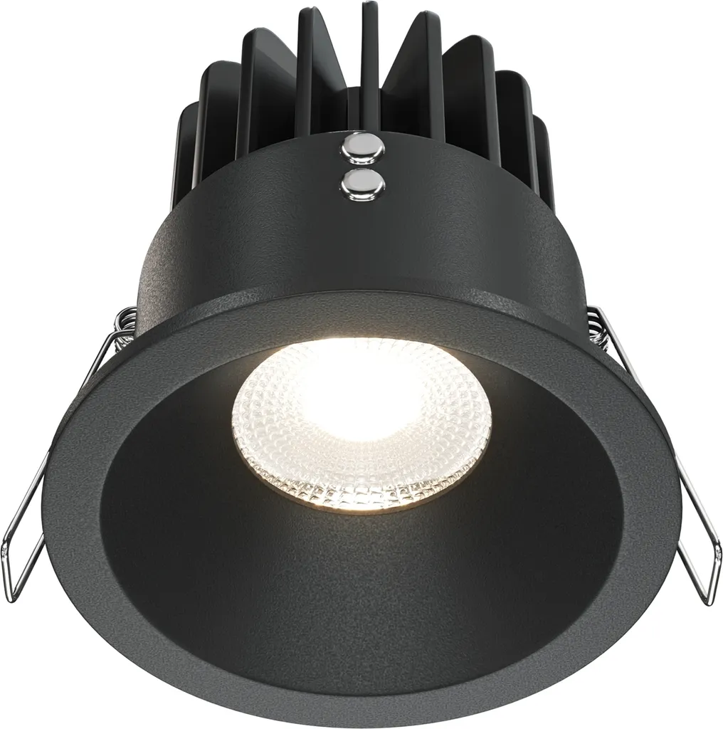 Éclairage Plafond Cuisine et Salle de Bain IP65 Maytoni Zoom Noir