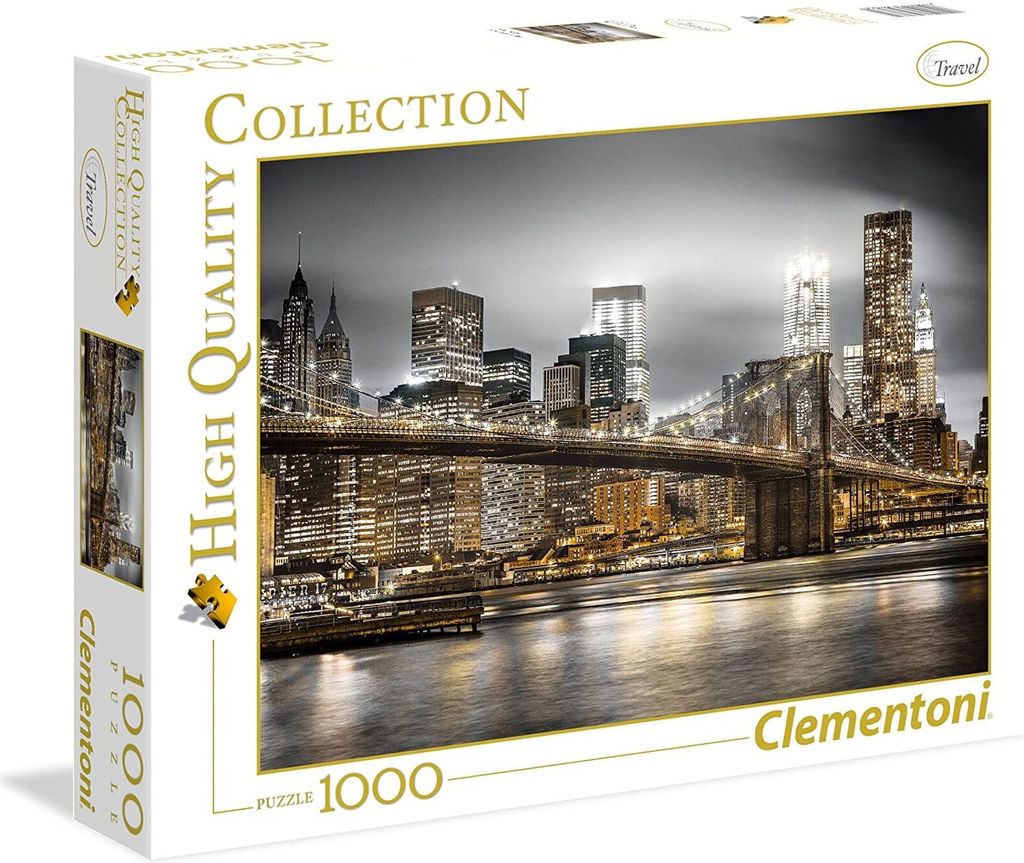 Clementoni Puzzle 39366 - New York Skyline (1000 dílků) Obrázek produktu 