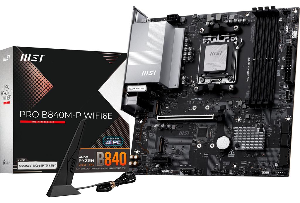 MSI PRO B840M-P WIFI6E Motherboard AMD B840 Sockel AM5 micro ATX