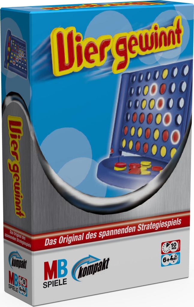 Hasbro 04642100 - MB Vier gewinnt kompakt Produktbild 