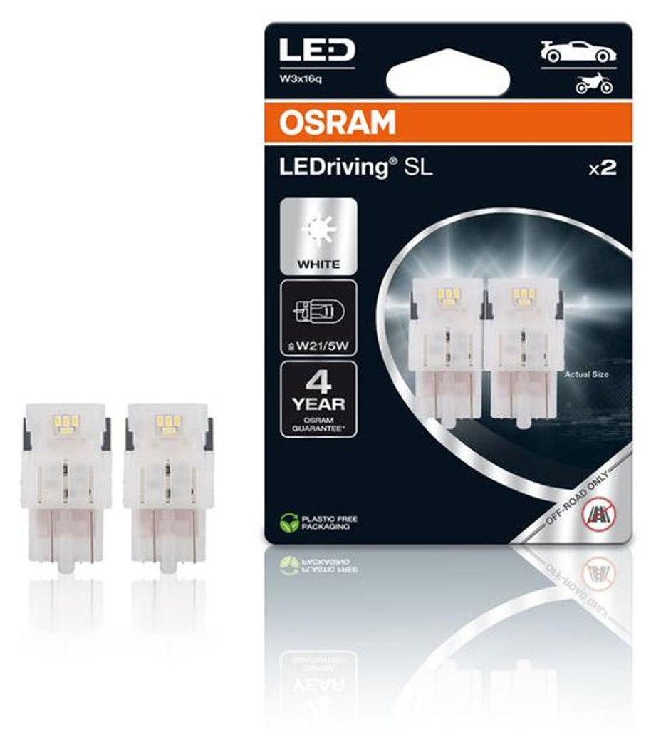 Osram 7515DWP-2BL, 21 W, 12 V, W21/5W, LED, 6000 K, 2 kusů Obrázek produktu 