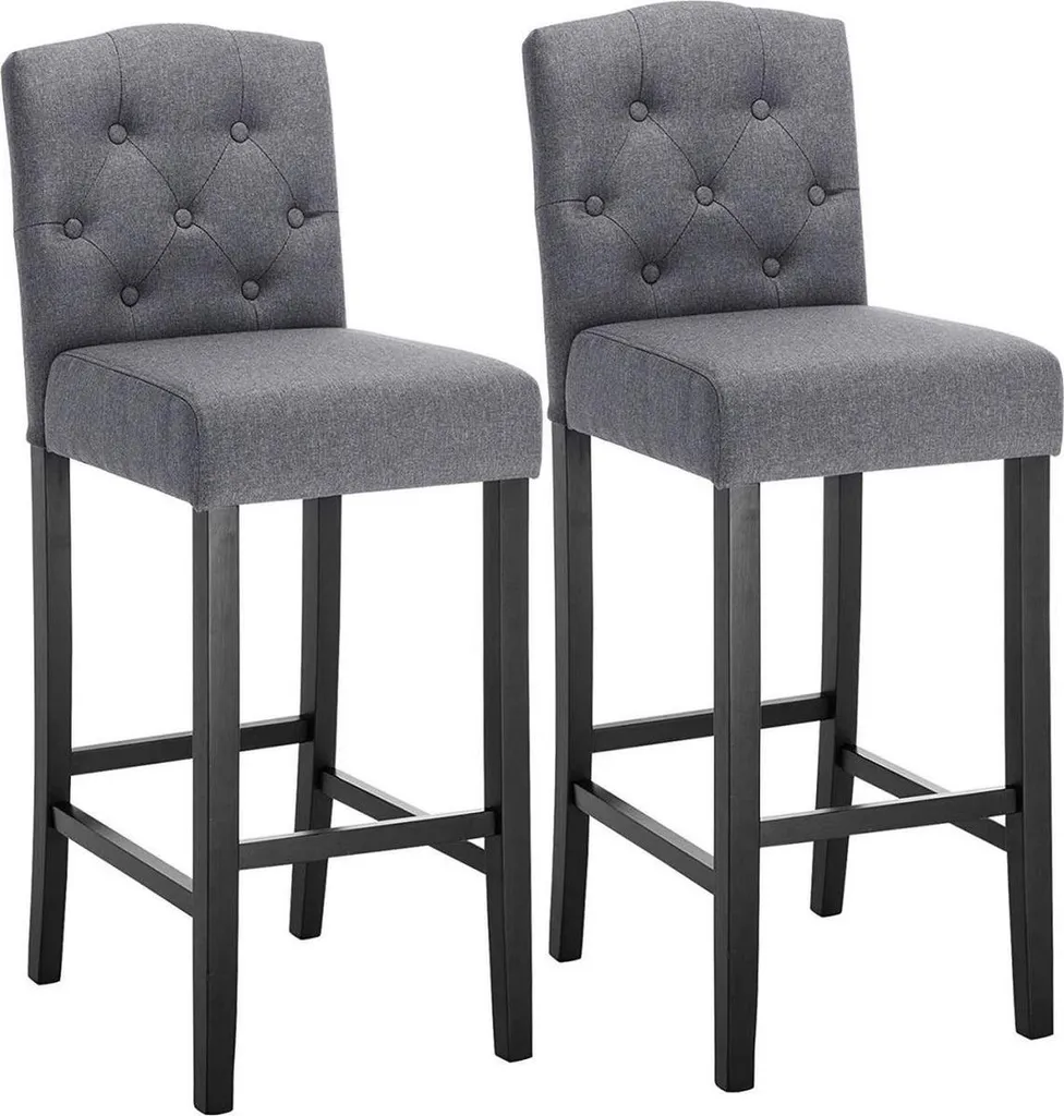Tabouret de bar pour îlot central de cuisine style loft lot de 2